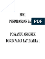 Cover Buku Penimbangan Balita