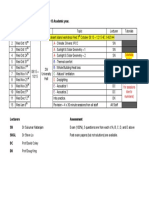 AR10003 BE1 Teaching Schedule 2012-13