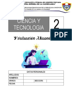 Evaluacion Diagnistica 2do