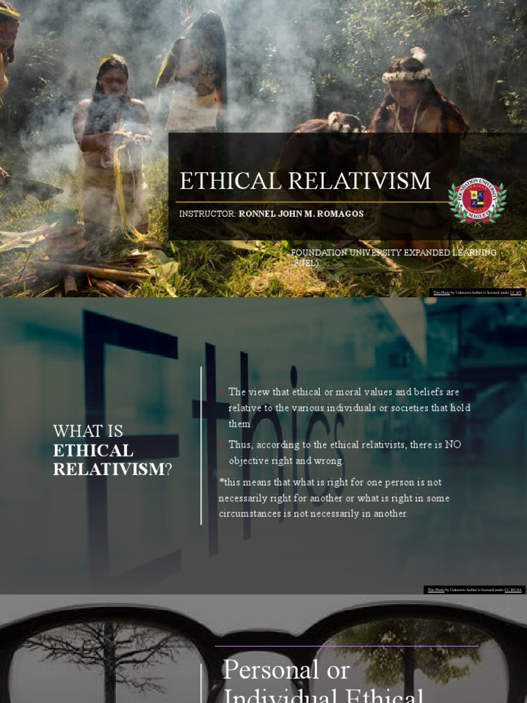 Ethical Relativism | PDF | Relativism | Morality