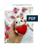 Conejito Con Un Corazon PDF Amigurumi Patron Gratis