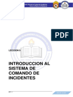 MP - Lección 09 - Introduccion Al Sistema de Comando de Incidentes - MP - 2021 2