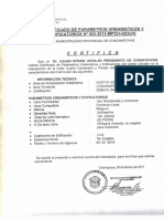 Certificado de Parametros Urbanisticos Terreno - CHACHAPOYAS