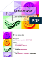 Mitos Alimentarios