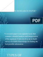 Parts of Research