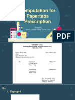 Group 2 - Computation of Papertabs Preparation