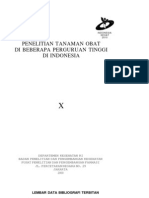 Download Penelitian Tanaman Obat Di Beberapa Perguruan Tinggi Di Indonesia by tulus SN56612901 doc pdf