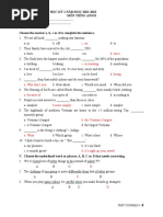 C. On D. Since C. Accounting D. Living A. Why Don't You A. Because of B.more Simply