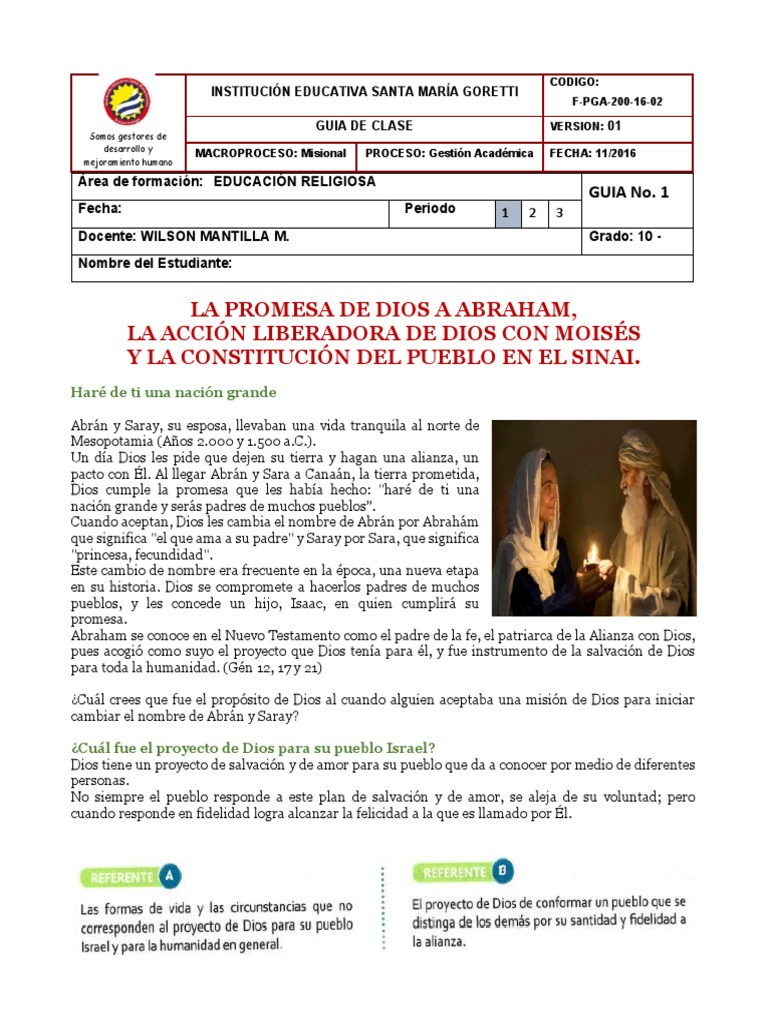 La Promesa de Dios a Abraham | PDF | Abrahán | Dios