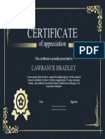 Appreciation Certificate For Student Template