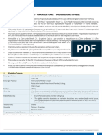 Grameen Care (Micro Insurance Product) Prospectus Cum Sales Literature