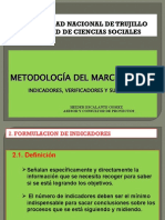 Sesión 12 ML Indicadores, Verificadores y Supuestos