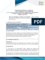 Guía de Actividades y Rúbrica de Evaluación - Unidad 4 - Fase 5 - Analizar La Posición de Colombia en Términos de Logística Según Informe Del Banco Mundial