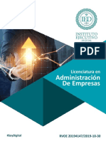 Lic. Administración de Empresas Ied