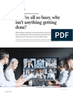 If We're All So Busy, Why Isn't Anything Getting Done?: People & Organizational Performance Practice