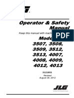 Operator & Safety Manual: Models 3507, 3508, 3509, 3512, 3513, 4007, 4008, 4009, 4012, 4013