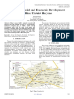 Patterns of Social and Economic Development in Hisar District Haryana