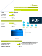 Calculo de Capacidad de Cisterna y Tinaco