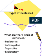 September 1 - Kinds of Sentences
