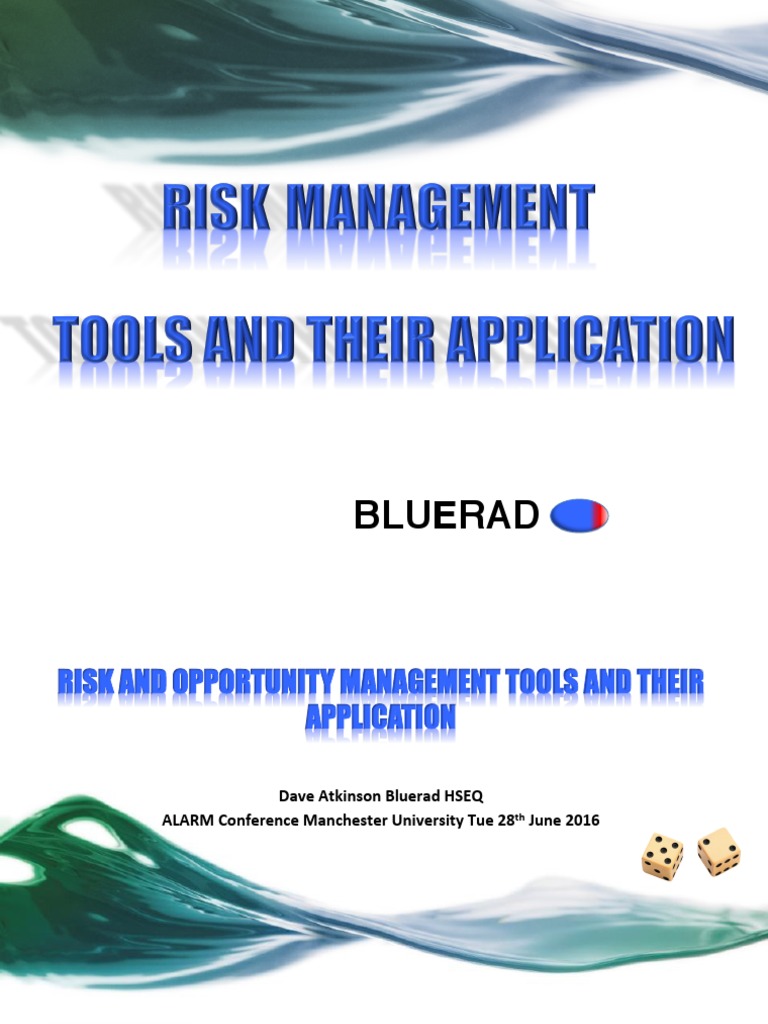 Risk Management Tools Overview | PDF | Risk | Risk Assessment