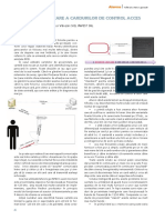 SOLUtII DE SECURIZARE A CARDURILOR DE CONTROL ACCES