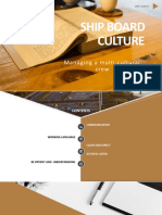 Ship Board Culture: Managing A Multi - Cultural Crew