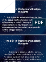 The Self in Western and Eastern Thoughts