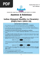 IOQC (Part-I) 2022-23 - (Answers & Solutions)