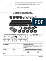 Mise en Service D-Un Réseau de Caméra de Vidéosurveillance