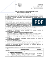 Formularul standard al documentului unic de achiziții european
