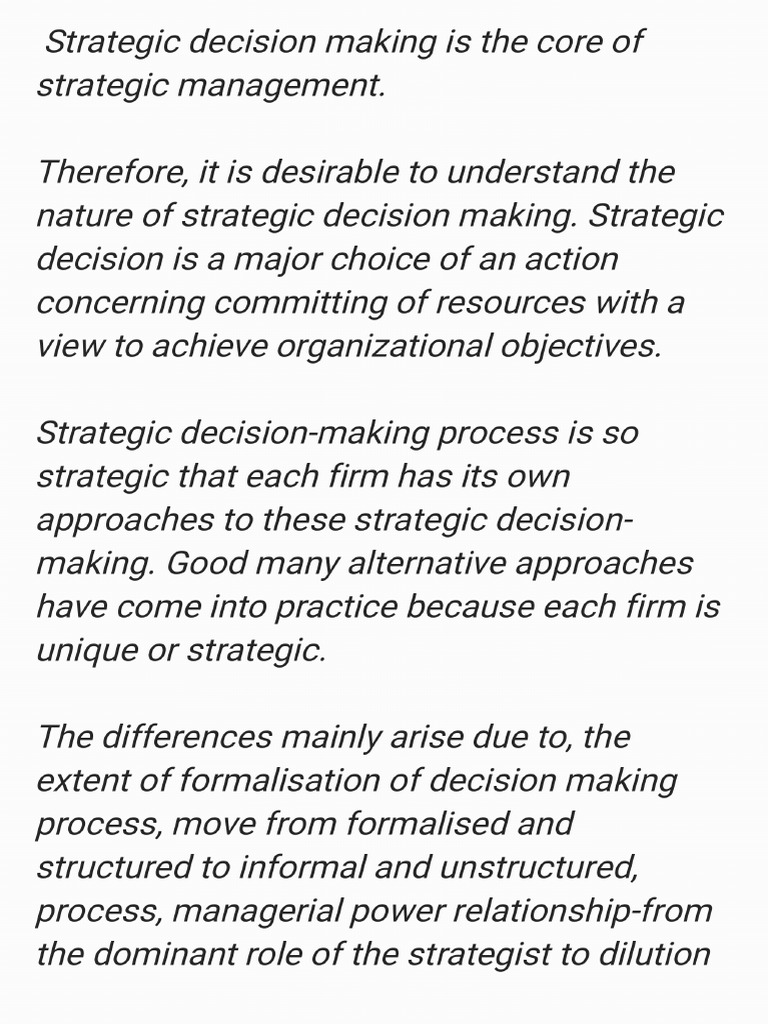 Decision Making Approaches | PDF