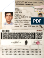 Credencial de Elector - Haniel Elizondo