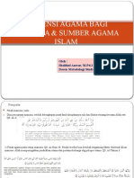 Urgensi Agama Dan Sumber Agama Islam Part 4