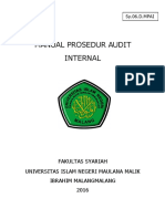 Manual Prosedur Audit Internal