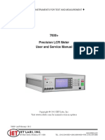 7600plus - User & Service Manual C and T Meter
