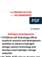 Hydrogen As Fuel - An Awareness: H S Sehgal