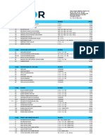 Price List Euro