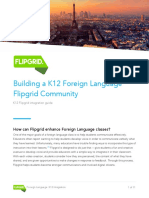 Building A K12 Foreign Language Flipgrid Community