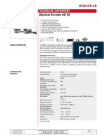 Absolute Encoder AD 58: Technical Datasheet