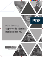 Diário de Campo Supervisão Técnica Regional -em MG