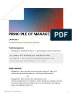 Principle of Management
