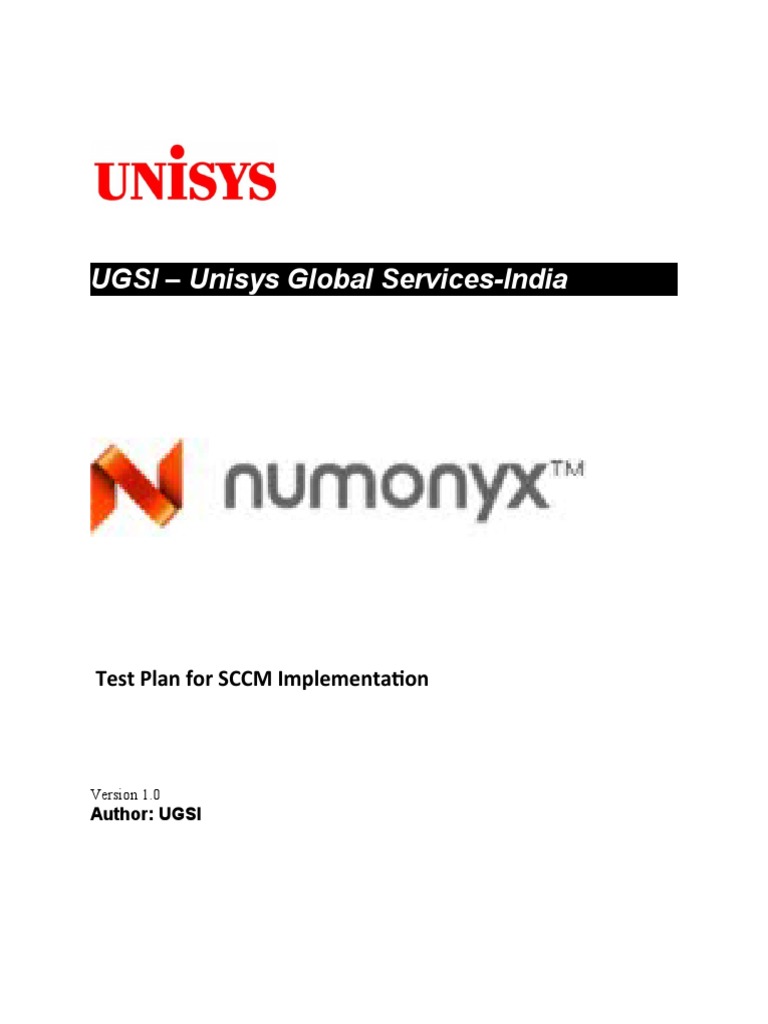 SCCM Implementation Test Plan | PDF | Microsoft Sql Server | Scheduling ...