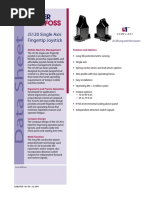 JS120 Single Axis Fingertip Joystick: Features and Options Mobile Machine Management