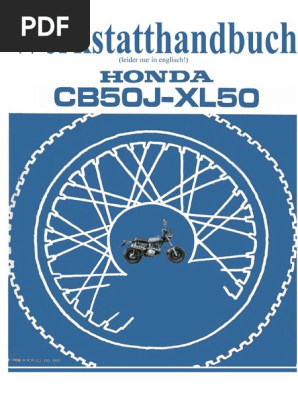 HONDA CB50 Service manual サービスマニュアル 1710592543?v=1
