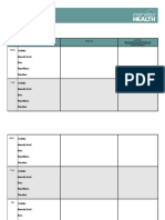 Fitness Log Template