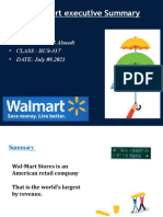 Wal-Mart Executive Summary