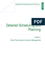 Detailed Scheduling and Planning (Lesson 1)