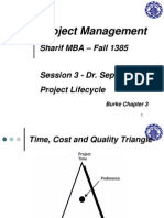 Project Management: Sharif MBA - Fall 1385