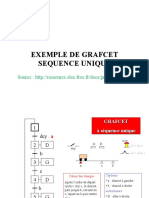 Exemple Grafcet - Sequence Unique