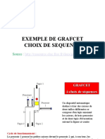 Exemple Grafcet - Choix de Sequence